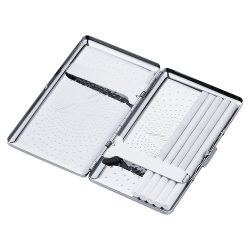 DAN BARMORE Slim III Pocket Metal Tobacco Cigarette Holder Storage Case